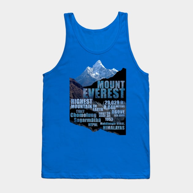 Mount Everest Tank Top by red-leaf